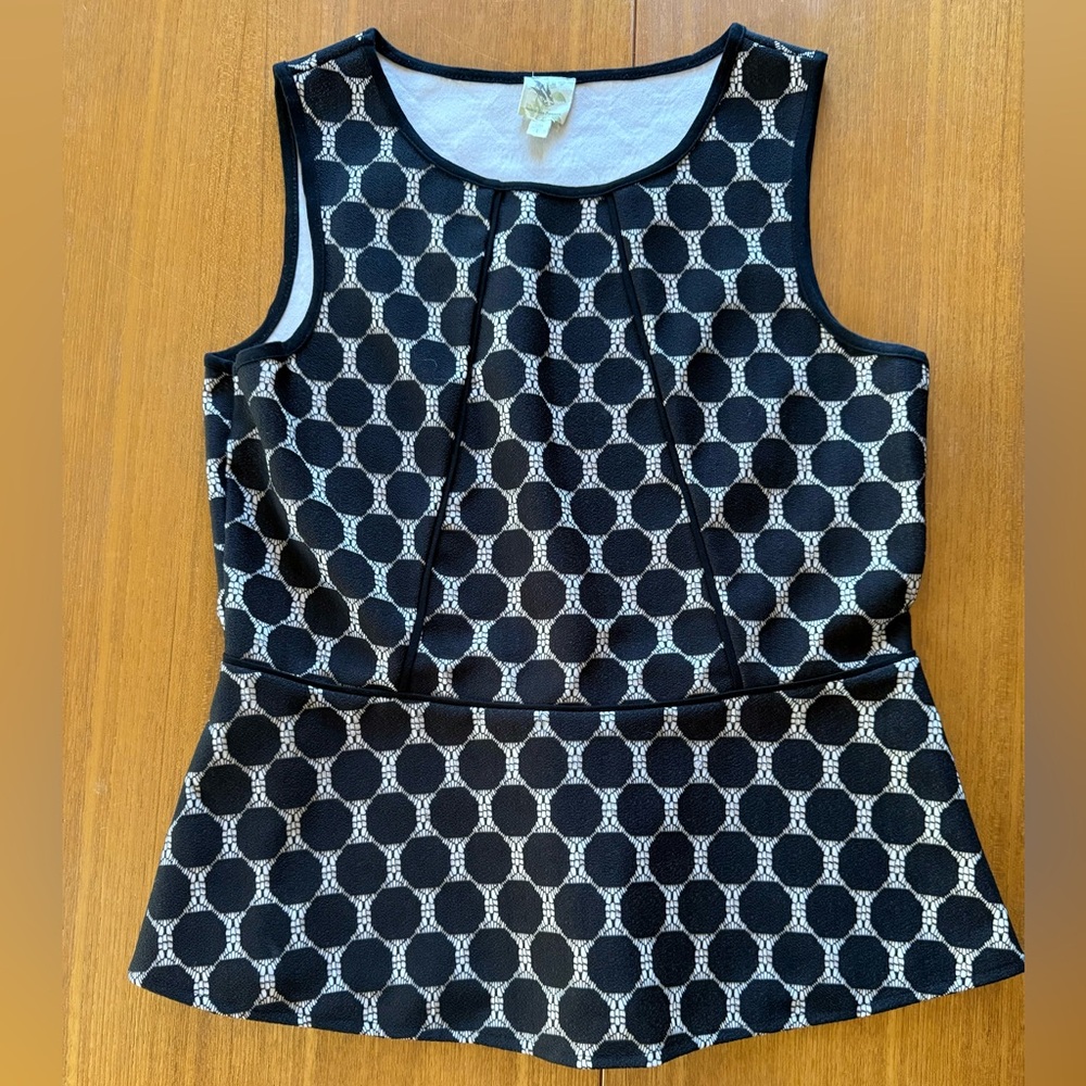 Anthropologie Knit Tank Polkadot